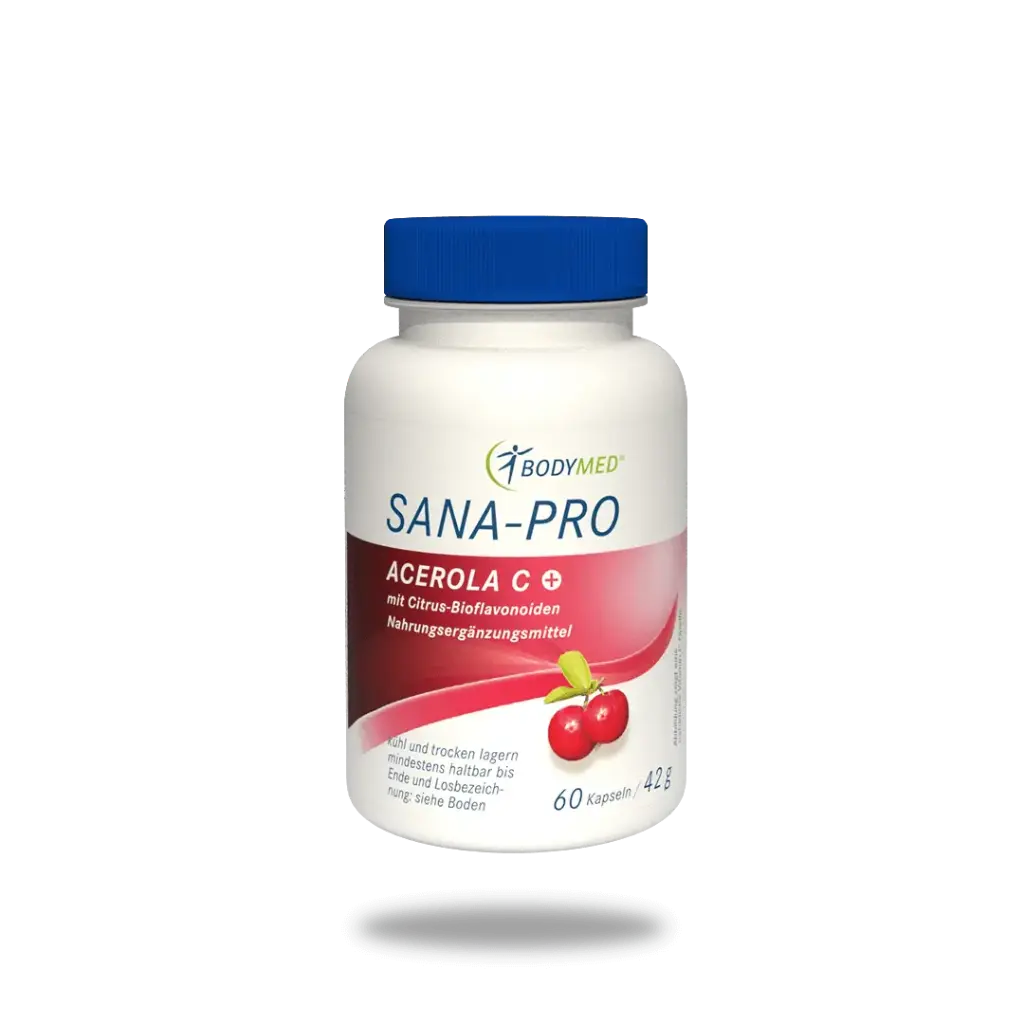 Sana Pro Acerola C + (60 Kapseln) MHD 10/26