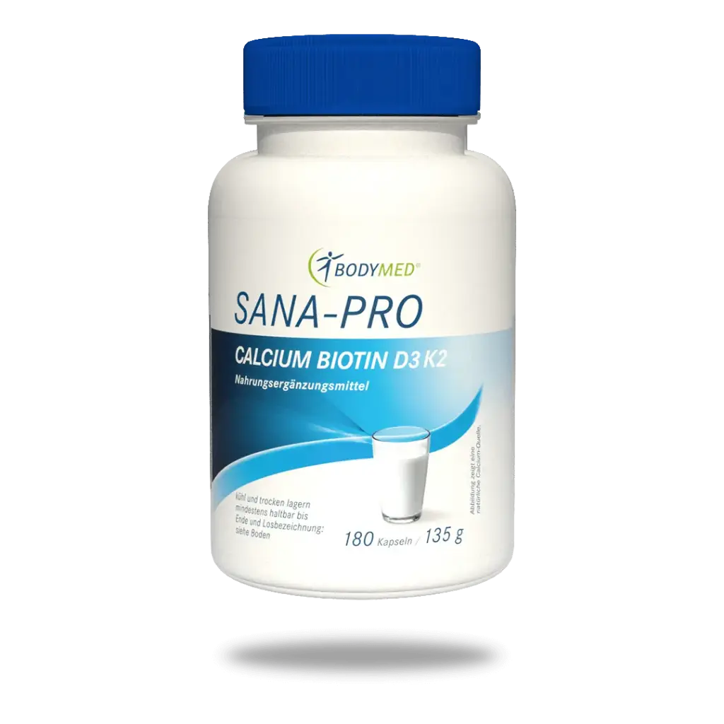 Sana Pro Calcium Biotin D3 + K2 (180 Kapseln)