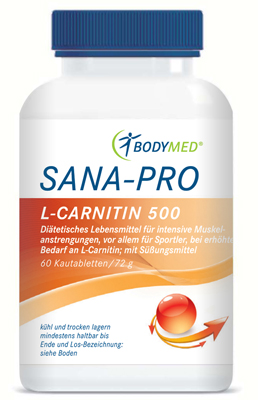 Bodymed SANA-PRO L-Carnitin 500mg - 60 Tabletten