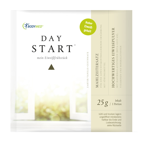 Bodymed DAY START - mein Eiweißfrühstück Portionsbeutel 25g