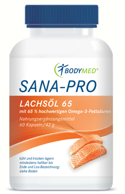 Bodymed SANA-PRO LACHSÖL 65 - 60 Kapseln