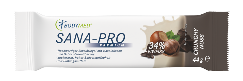 Bodymed Riegel SANA-PRO Premium Crunchy Nuss (5 St.)