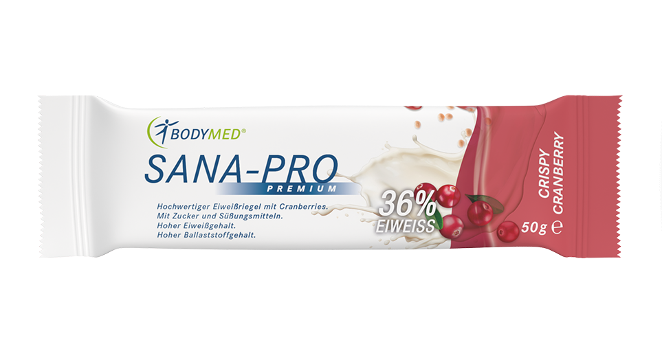 Bodymed Riegel SANA-PRO Premium Crispy Cranberry