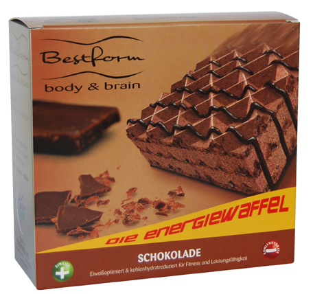 Bestform Energiewaffeln Schoko (6 Sachets) bei Bodymed